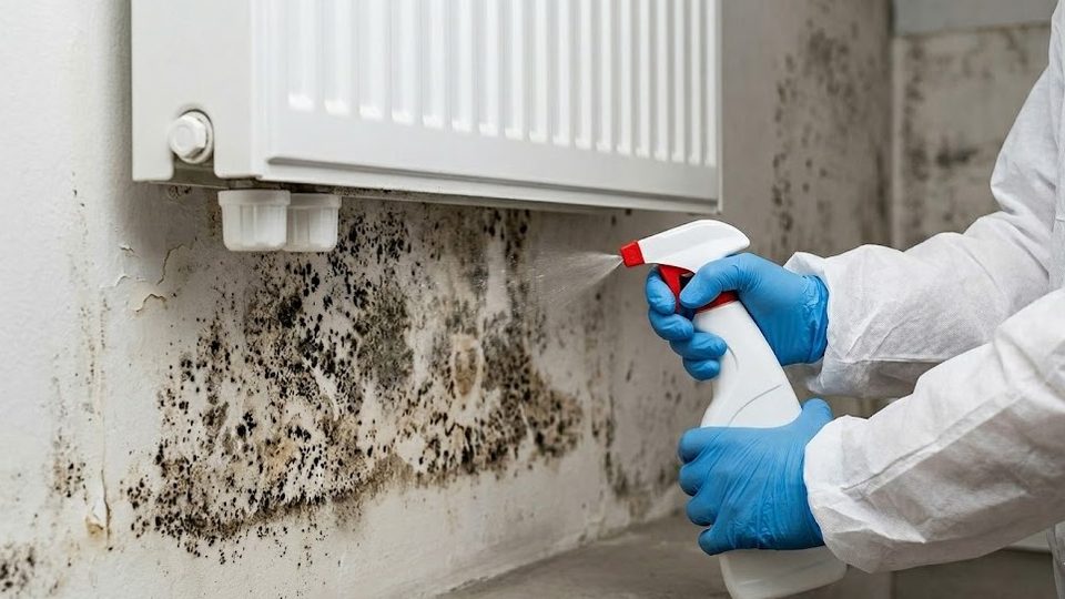 Homeowner checking a mold contractor's credentials in Pennsylvania