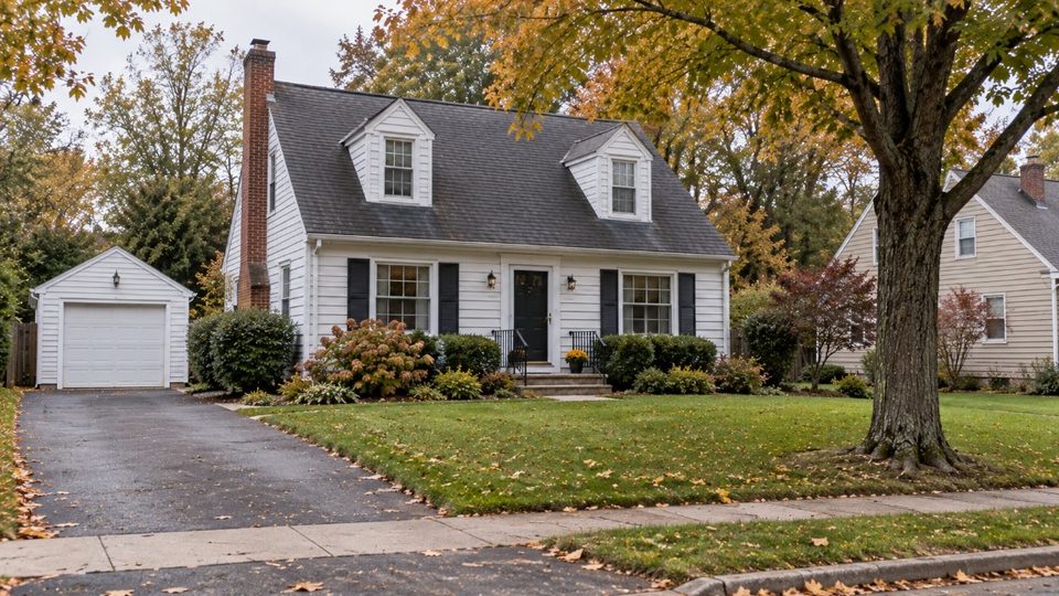Postwar Cape Cod housing of the kind found in King of Prussia, PA