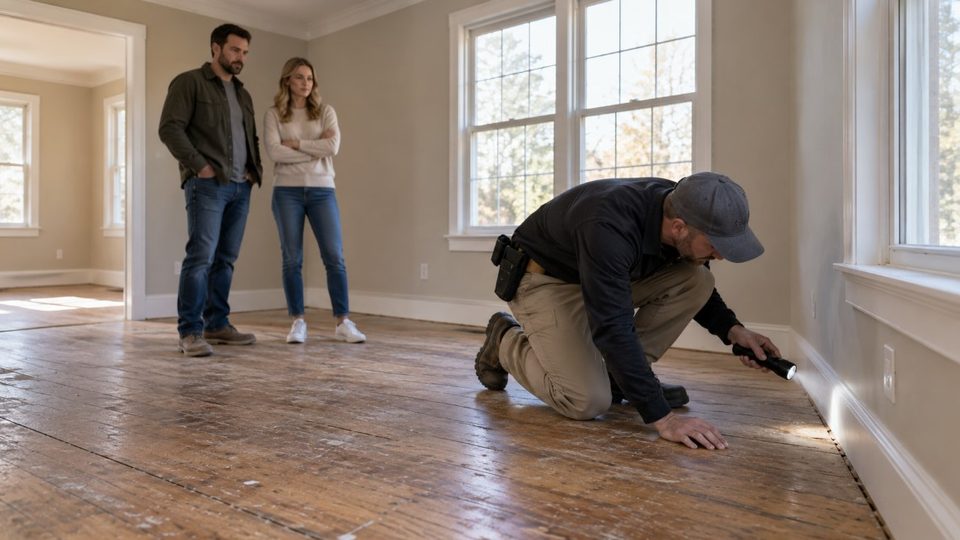 Pre-purchase mold inspection during a home sale in Montgomery County